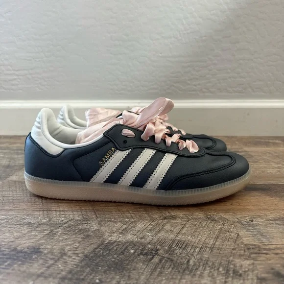 adidas Samba Black and White Sneakers - Picture 4 of 13